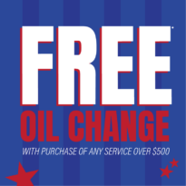 FREE OIL CHANGE
